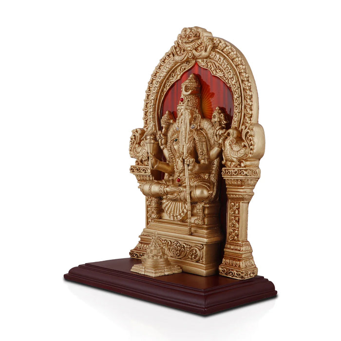 Kamakshi Idol - 9.5 x 7 Inches | Resin Kamakshi Statue for Pooja