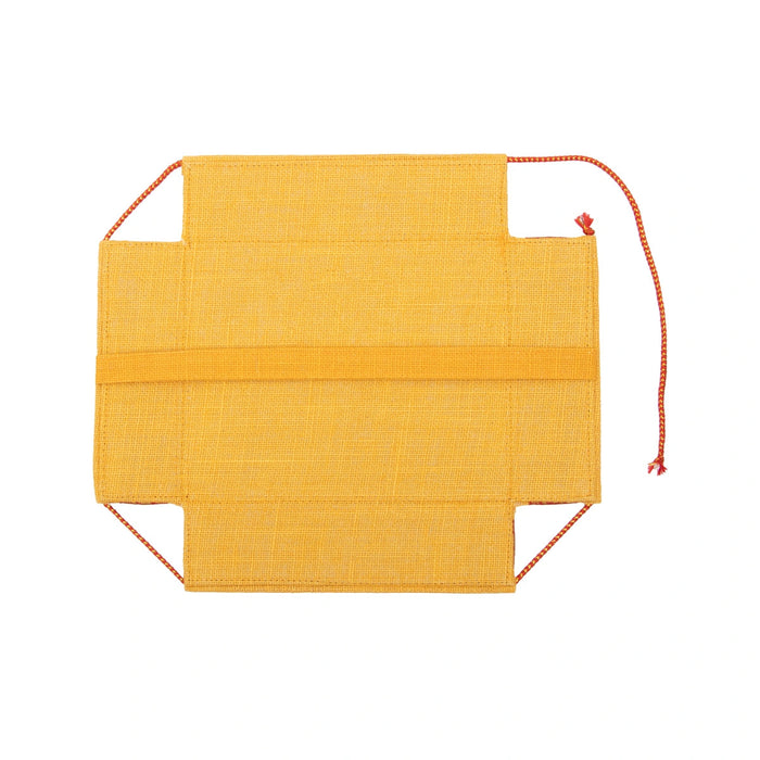 Jute Bag with Handle - 4 x 10.5 x 8.5 Inches | Basket Handbag/ Jute Handbag for Women