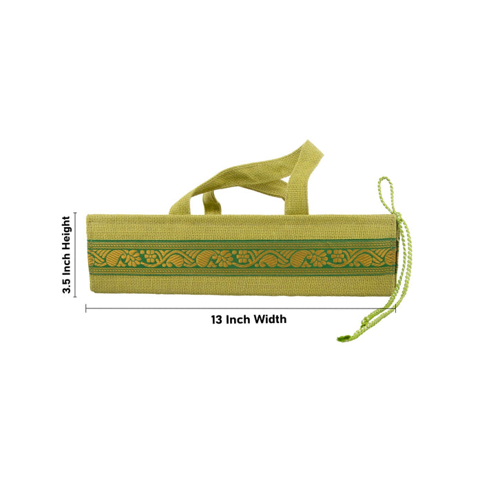 Jute Basket With Handle Assorted