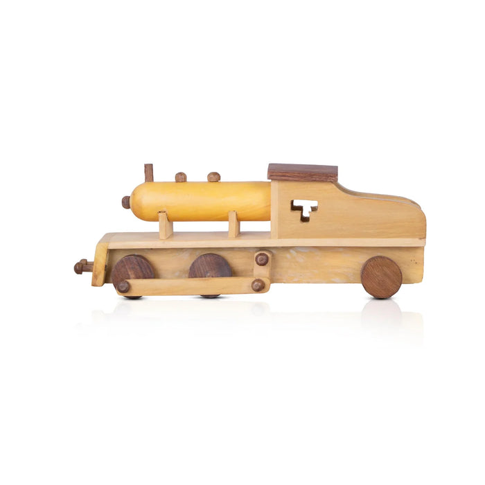 Steam Engine Wooden Toy - 4 x 10.5 Inches | Toy Train for Kids