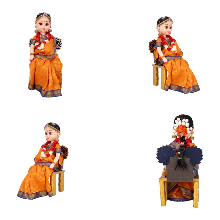 Baby Shower Function Plastic Golu Bommai Set - 16 x 5 Inches | Giri Golu Doll/ Navaratri Golu Bomma/ Gombe