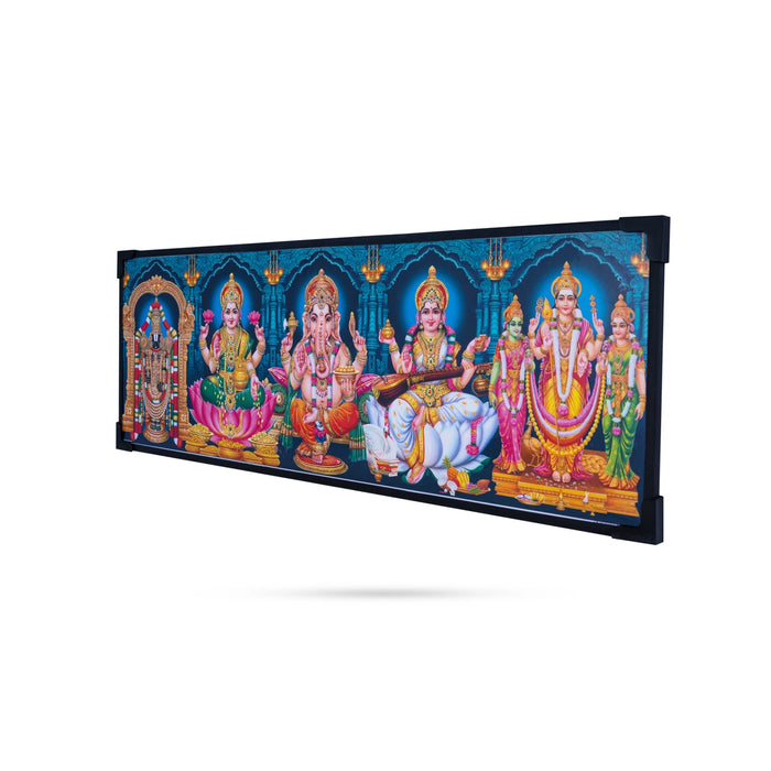 god pothos Giri USA - Picture Frame (20 x 7 Inches) | Hindu God And Goddess Photos