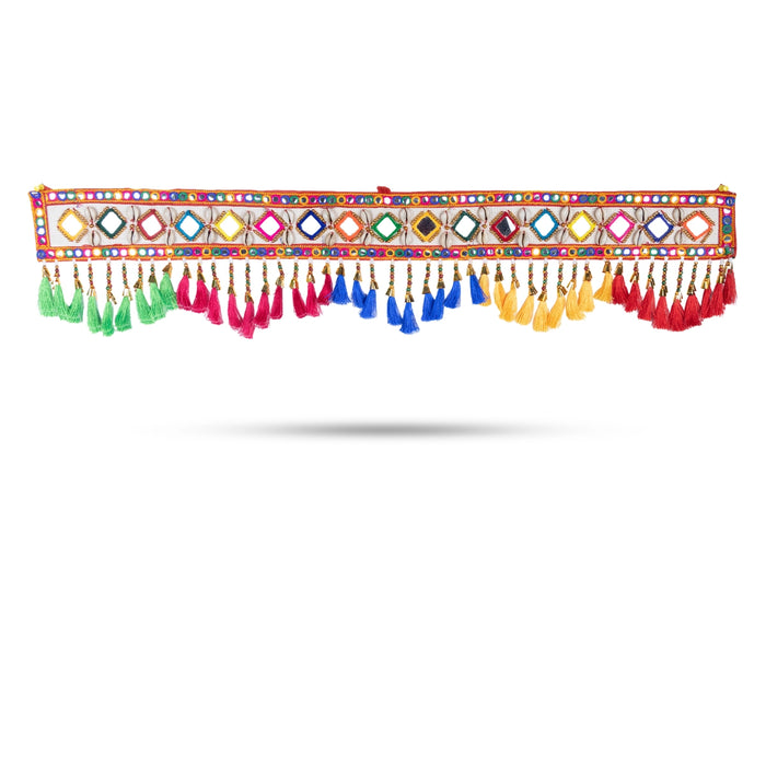 Decorative Toran - 37 Inches | Stone Design Bandhawar/ Thoranam For Home Entrance & Pooja Mandir
