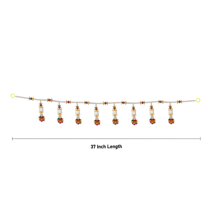 Door Toran - 37 Inches | Artificial Toran/ Beads Design Thoran/ Bandanwar for Home Decor