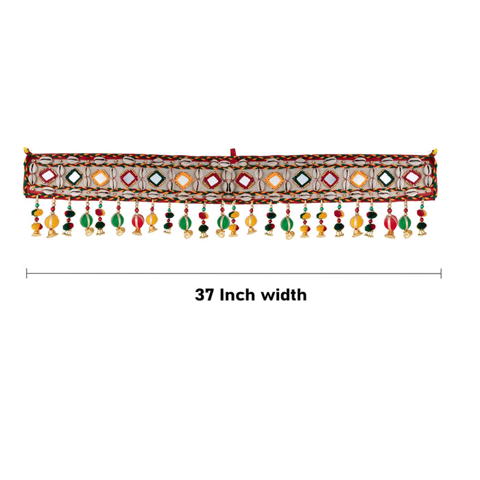 Door Toran - 37 Inches | Chozhi & Stone Design Thoran / Bandanwar for Home Decor