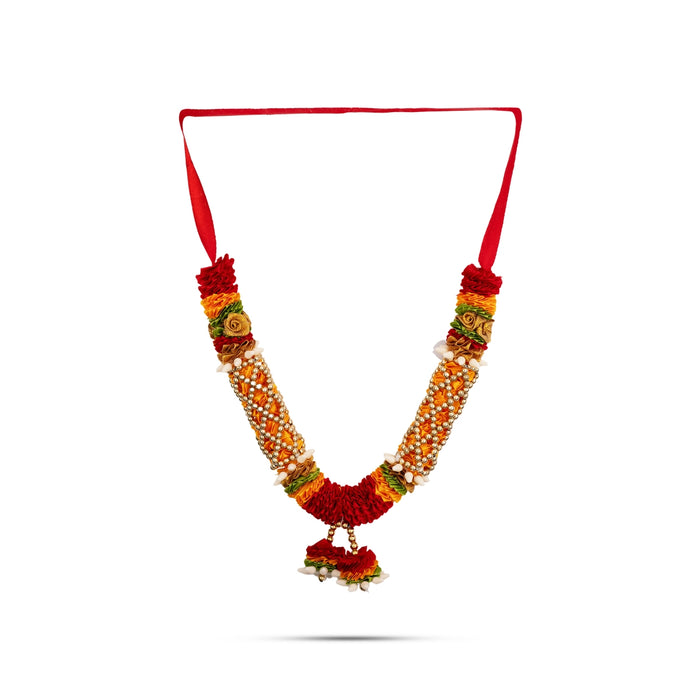 Artificial Flower Mala - 9 Inches | Deity Mala / Artificial Floral Garland