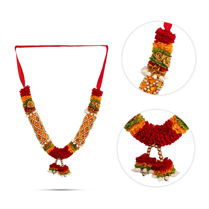 Artificial Flower Mala - 9 Inches | Deity Mala / Artificial Floral Garland