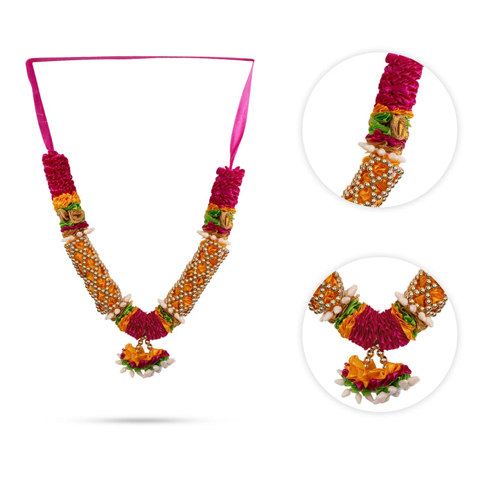 Artificial Flower Mala - 9 Inches | Deity Mala / Artificial Floral Garland