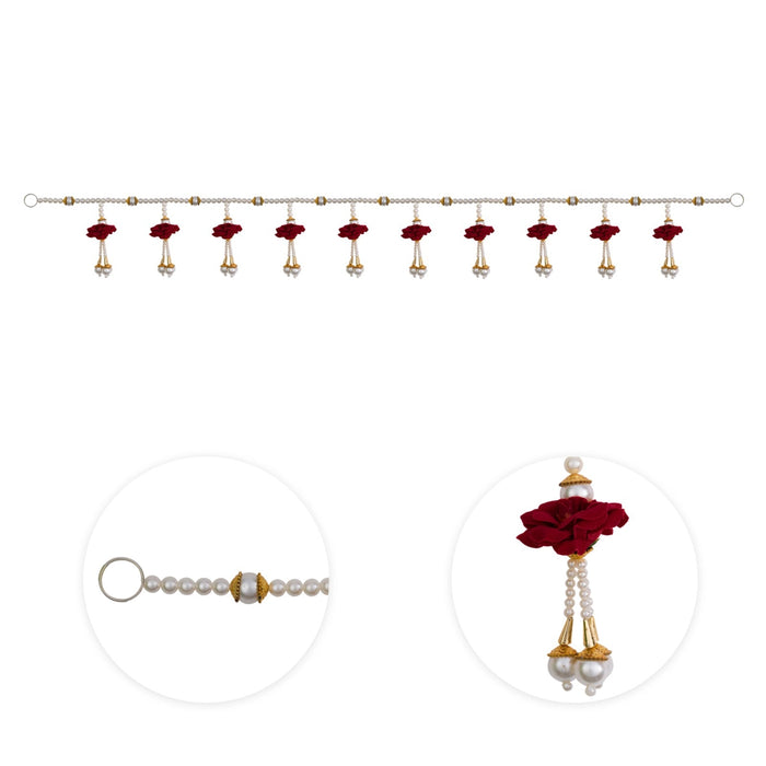 Decorative Toran - 43 Inches | Artificial Thoran/ Beads Design Bandanwar/ Ladi for Door Decor