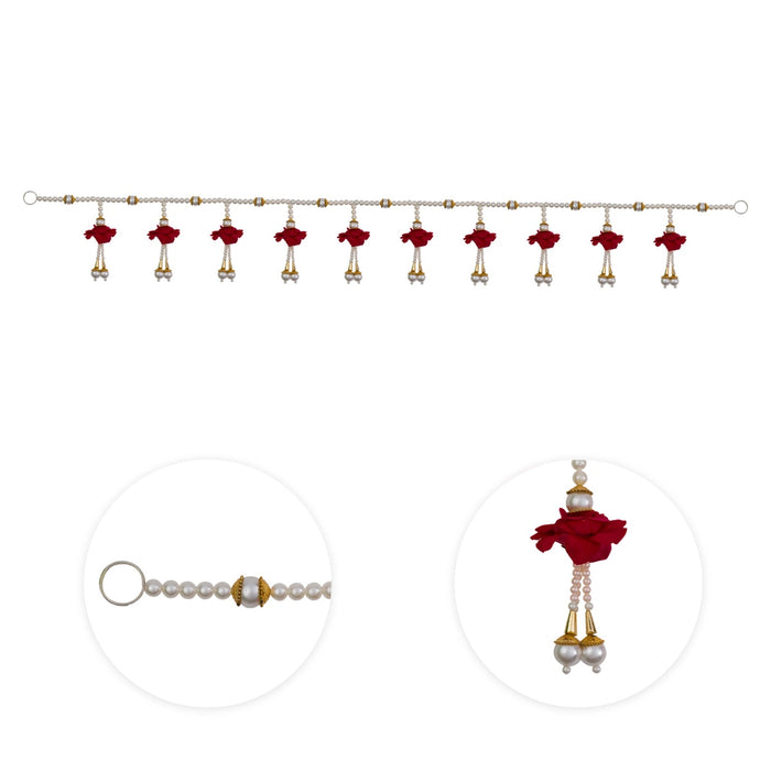 Decorative Toran - 43 Inches | Artificial Thoran/ Beads Design Bandanwar/ Ladi for Door Decor