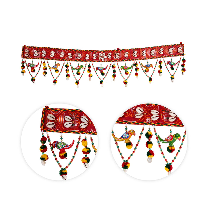 Door Toran - 38 Inches | Artificial Ladi / Beads Design Thoran/ Bandanwar for Home Decor