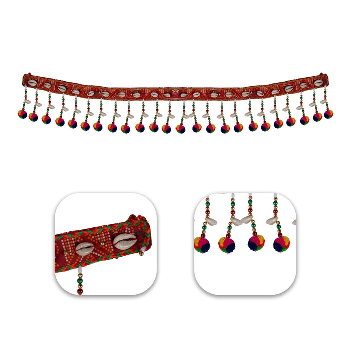 Door Toran - 37 Inches | Artificial Thoran/ Chozhi Design Door Hanging/ Bandanwar for Home Decor