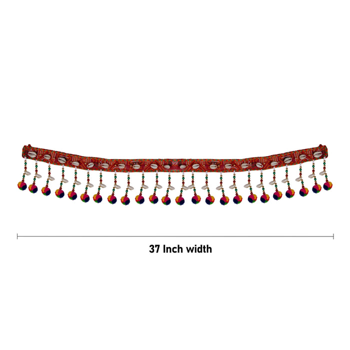 Door Toran - 37 Inches | Artificial Thoran/ Chozhi Design Door Hanging/ Bandanwar for Home Decor
