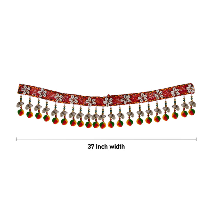 Door Toran - 37 Inches | Artificial Ladi / Chozhi Design Thoran/ Bandanwar for Home Decor