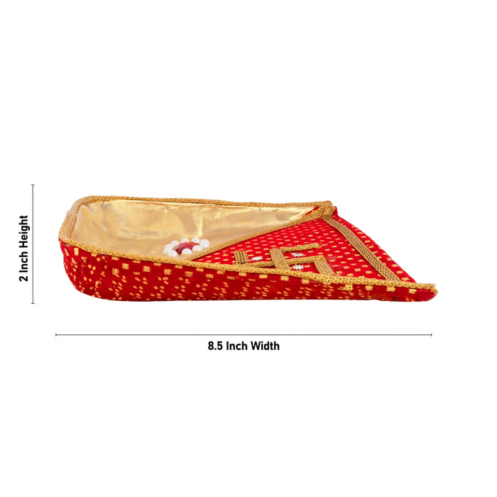 Decorative Moram - 2 x 8.5 x 8.5 Inches | Wedding Soop Decoration/ Decorative Muram for Wedding