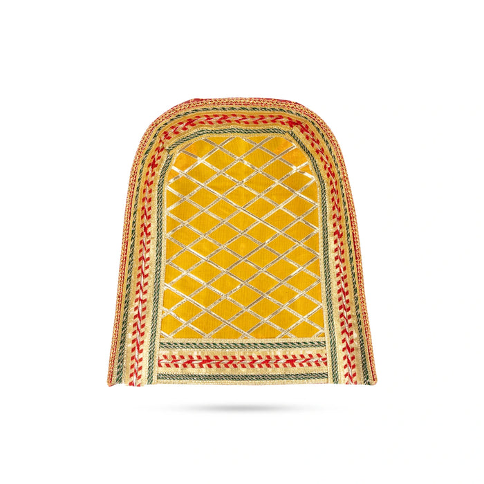 Decorative Moram - 3 x 12.5 x 12.5 Inches | Velvet Wedding Soop Decoration/ Decorative Muram for Wedding