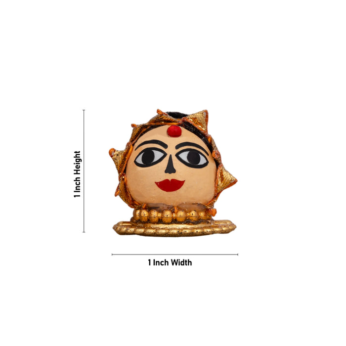 Riddhi Siddhi Murti Pair - 1 x 1 Inch | Lord Ganesh Wife/ Decorative Showpiece for Home Decor
