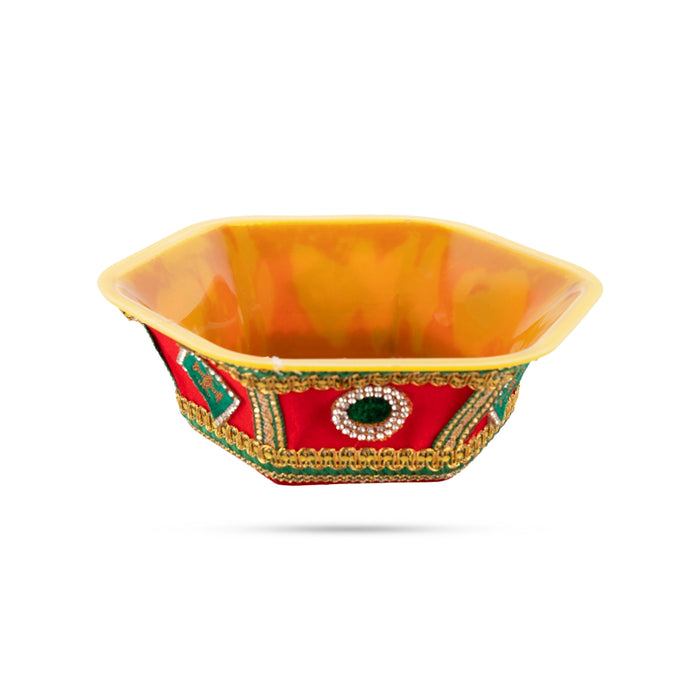 Decorated Bowl - 2 x 6 Inches | Decorated Cup for Wedding