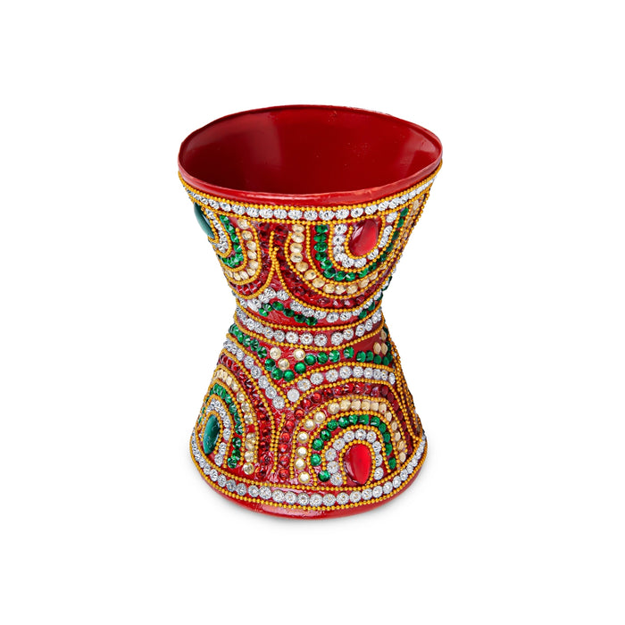Stone Decorative Lota - 5.5 x 4 Inches | Stone Lota / Kalash Pot for Wedding Occasions
