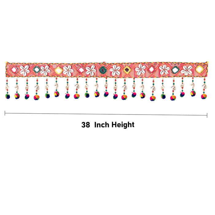 Decorative Toran - 38 Inches | Chozhi Design Door Hanging/ Artificial Ladi/ Thoranam for Entrance Decoration