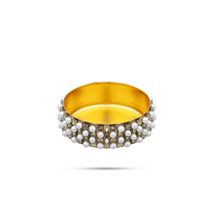 Decorative Diya Holder - 0.5 x 1.5 Inches | 12 Pcs/ Pearl Design Candle Holder For Home Decor