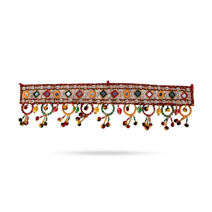 Door Toran - 36 Inches | Decorative Bandhawar/ Stone Design Thoran / Thoranam for Entrance Decor