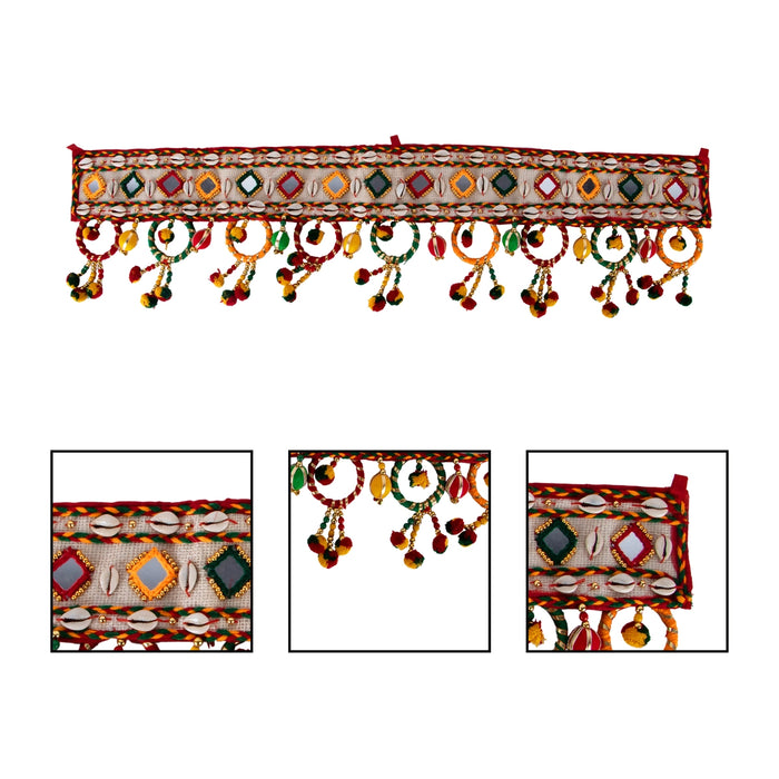 Door Toran - 36 Inches | Decorative Bandhawar/ Stone Design Thoran / Thoranam for Entrance Decor