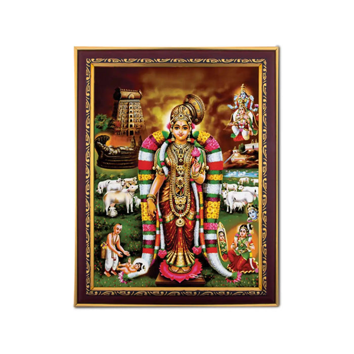 Andal Goda Devi Photo Frame | Wall Decor/ Picture Frame For Home Temple And Pooja Rooms