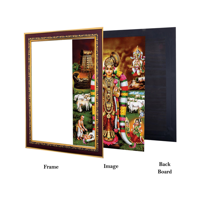 Andal Goda Devi Photo Frame | Wall Decor/ Picture Frame For Home Temple And Pooja Rooms