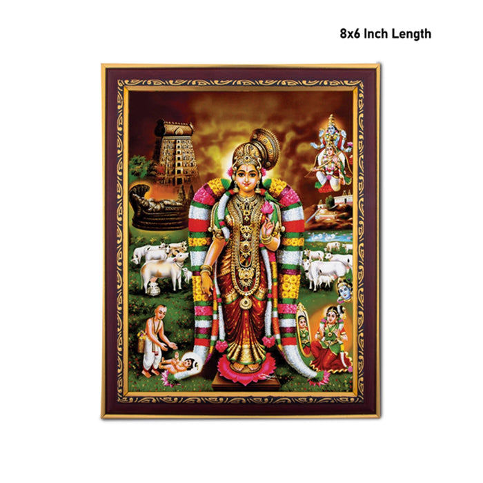 Andal Goda Devi Photo Frame | Wall Decor/ Picture Frame For Home Temple And Pooja Rooms