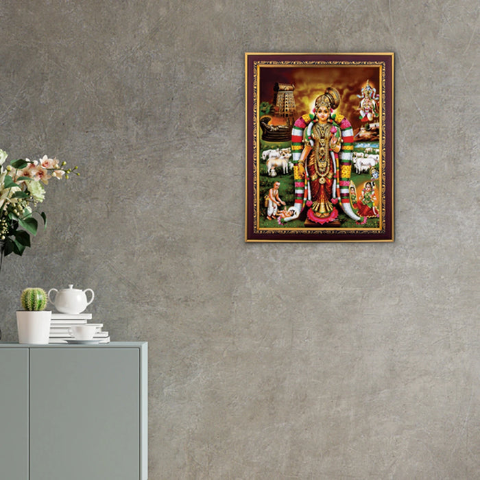 Andal Goda Devi Photo Frame | Wall Decor/ Picture Frame For Home Temple And Pooja Rooms