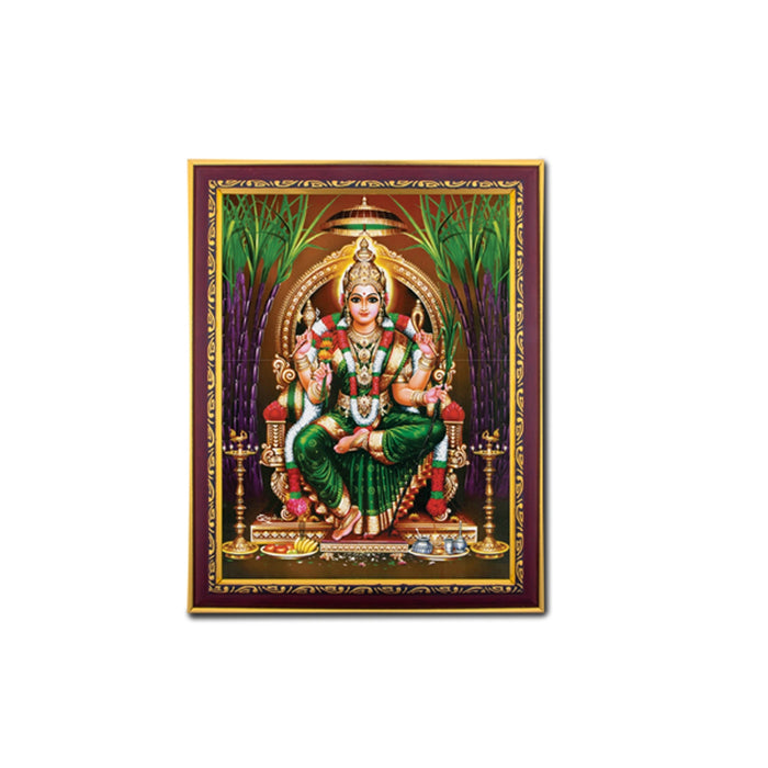 Sri Rajarajeshwari/ Lalitha/ Tripura Sundari Mata Photo Frame | Picture Frame for Pooja Room Decor