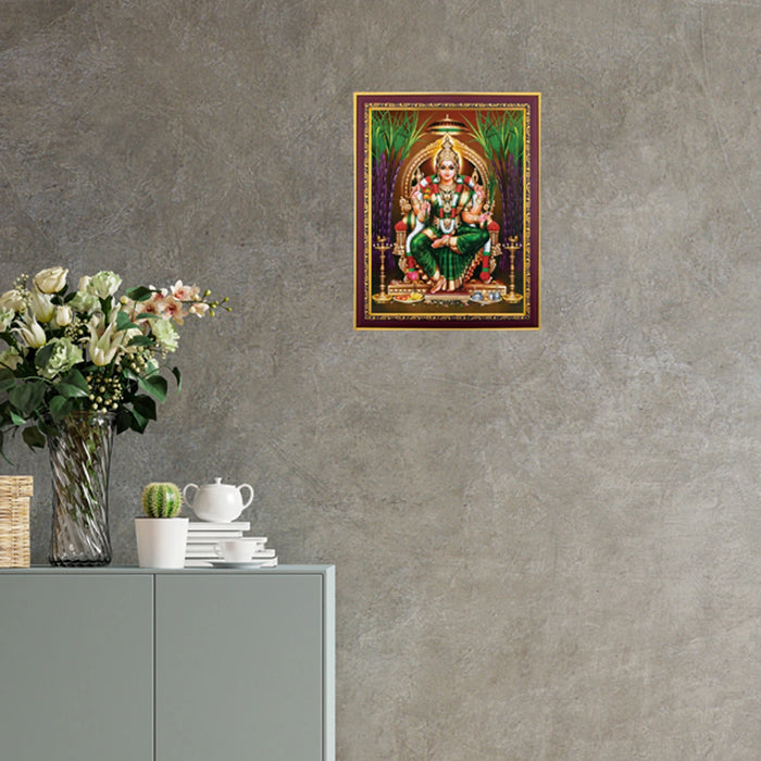 Sri Rajarajeshwari/ Lalitha/ Tripura Sundari Mata Photo Frame | Picture Frame for Pooja Room Decor