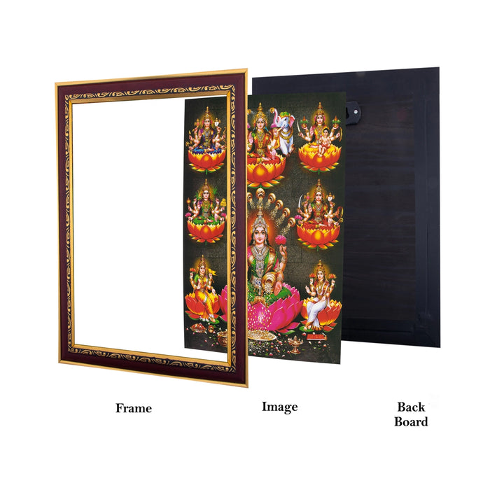 Ashtalakshmi Photo Frame | Wall Decor/ Picture Frame For Home Temple And Pooja Rooms