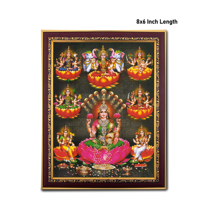 Ashtalakshmi Photo Frame | Wall Decor/ Picture Frame For Home Temple And Pooja Rooms