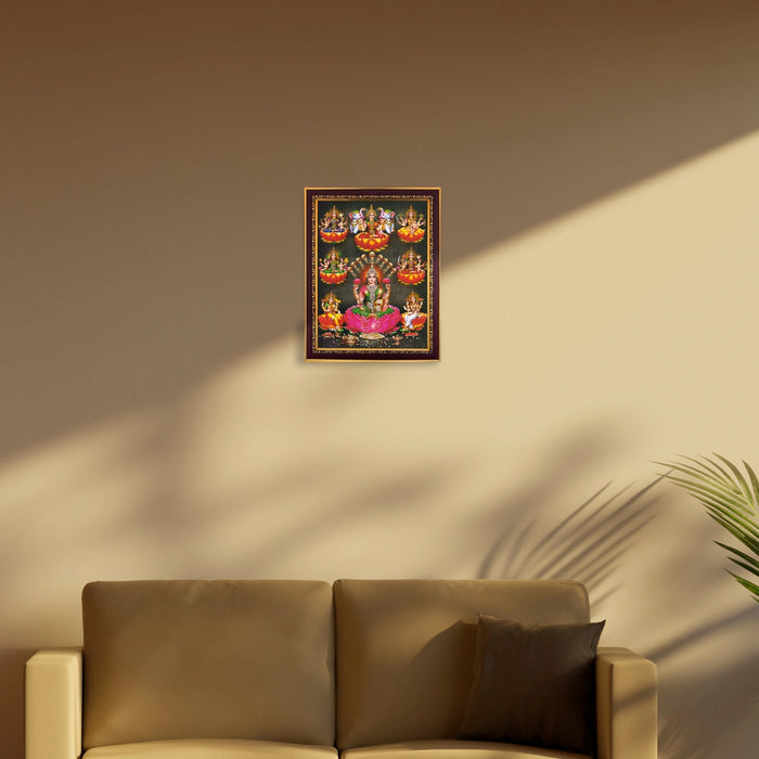 Ashtalakshmi Photo Frame | Wall Decor/ Picture Frame For Home Temple And Pooja Rooms