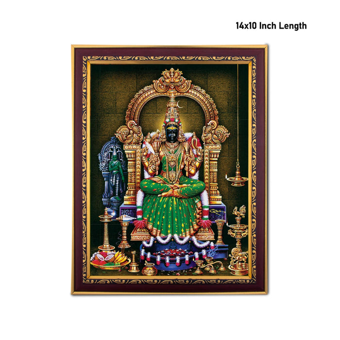 Kanchi Kamakshi Murti Photo Frame | Wall Decor/ Picture Frame For Home Temple And Pooja Rooms