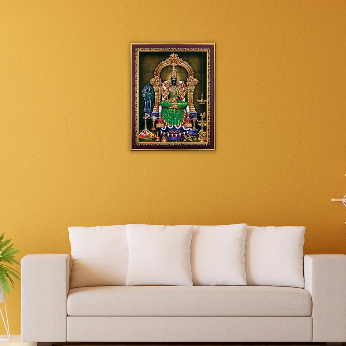 Kanchi Kamakshi Murti Photo Frame | Wall Decor/ Picture Frame For Home Temple And Pooja Rooms