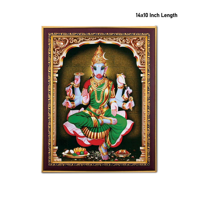 Varahi Murti Photo Frame | Wall Decor/ Picture Frame For Home Temple And Pooja Rooms