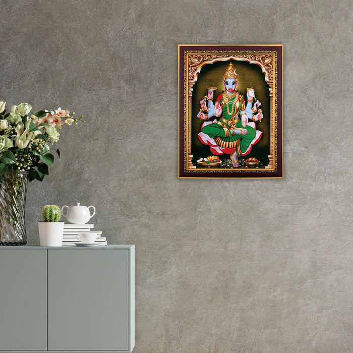 Varahi Murti Photo Frame | Wall Decor/ Picture Frame For Home Temple And Pooja Rooms