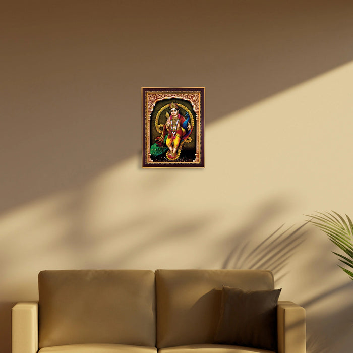 Om Murugan Murti Photo Frame | Wall Decor/ Picture Frame For Home Temple And Pooja Rooms