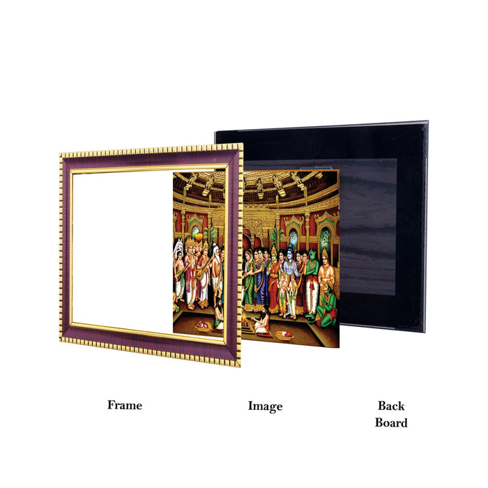 Srinivasa Kalyanam Photo Frame | Wall Decor/ Picture Frame For Home Temple And Pooja Rooms