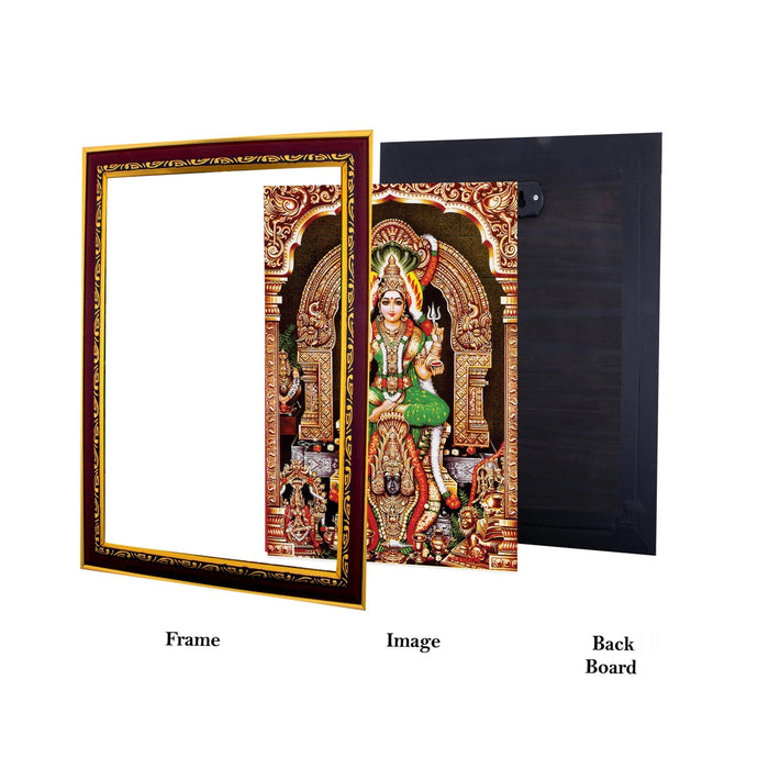Karumariamman Photo Frame | Wall Decor/ Picture Frame For Home Temple And Pooja Rooms