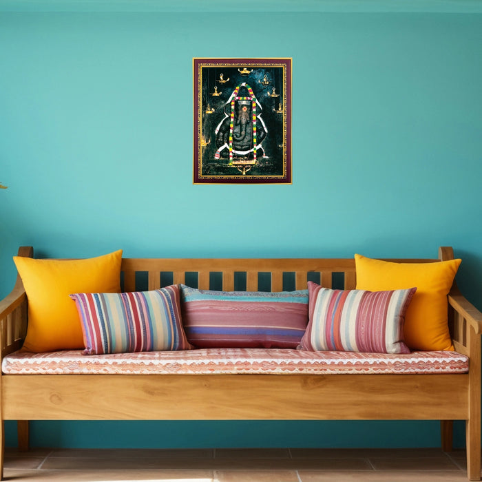 Pillayar Patti Ganesh Murti Photo Frame | Wall Decor/ Picture Frame For Home Temple And Pooja Rooms