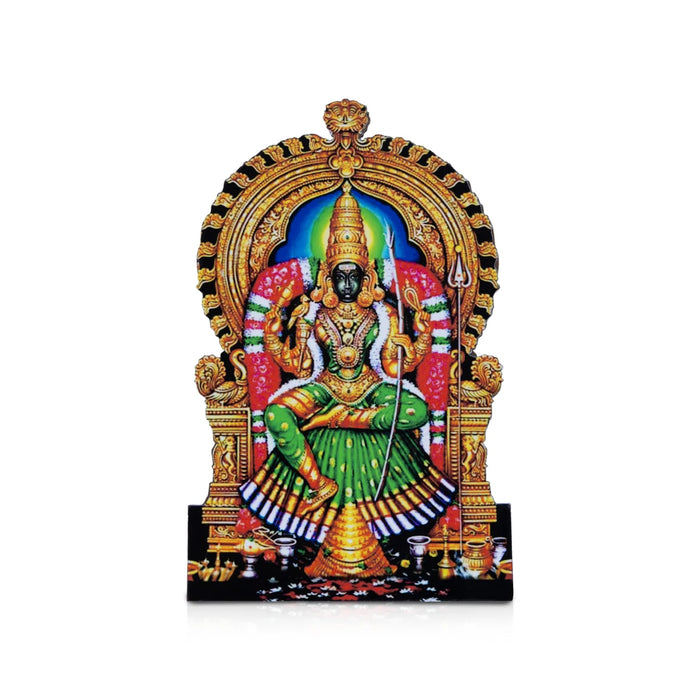 Kalikambal Cutout Stand - 6 x 4 Inches | Kaligambal Photo Holder / Picture Stand for Home Decor