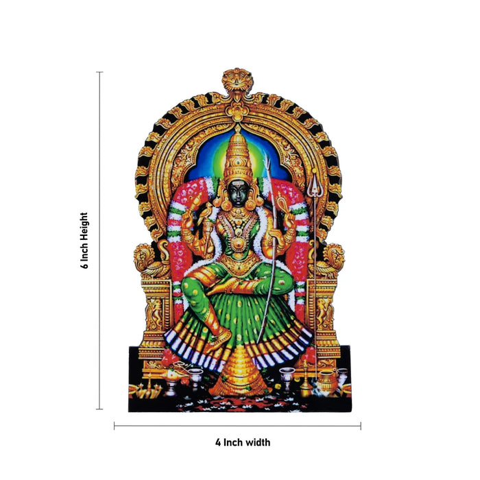 Kalikambal Cutout Stand - 6 x 4 Inches | Kaligambal Photo Holder / Picture Stand for Home Decor