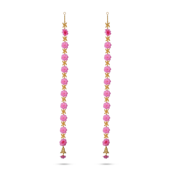 Side Thoran - 5 Feet | 2 Pcs/ Hanging Decor / Fancy Ladi / Decorative Thoranam for Festivals