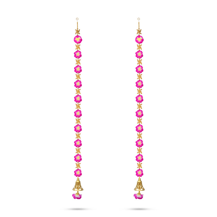 Side Thoran - 5 Feet | 2 Pcs/ Hanging Decor / Fancy Ladi / Decorative Thoranam for Festivals