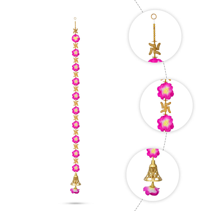 Side Thoran - 5 Feet | 2 Pcs/ Hanging Decor / Fancy Ladi / Decorative Thoranam for Festivals