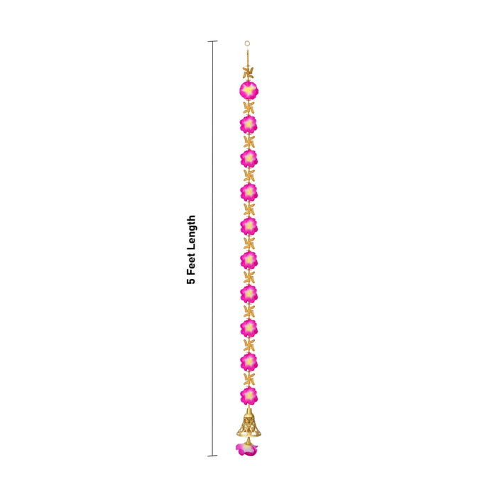 Side Thoran - 5 Feet | 2 Pcs/ Hanging Decor / Fancy Ladi / Decorative Thoranam for Festivals